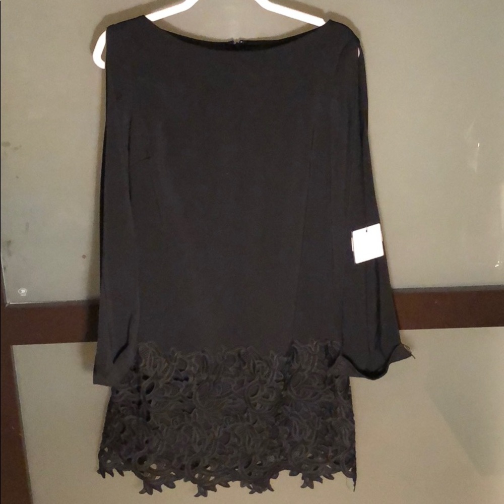 Black chic Shelli Segal dress - new with tags